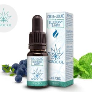 E-liquide CBD Myrtilles et Menthe 300mg - Nordic Oil