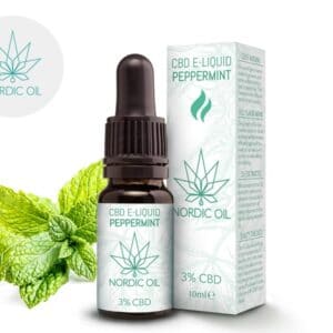 E-liquide CBD Menthe Poivrée 300mg - Nordic Oil