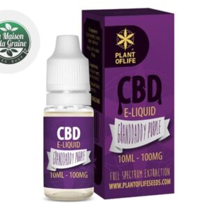 E-liquide CBD Granddaddy Purple 100mg - Plantoflife