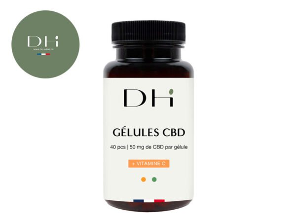 Gélules CBD (50mg) Vitamine C - Deli Hemp