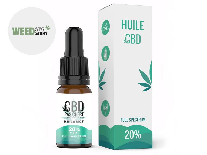 Huile CBD 20% bio - Weed Side Story