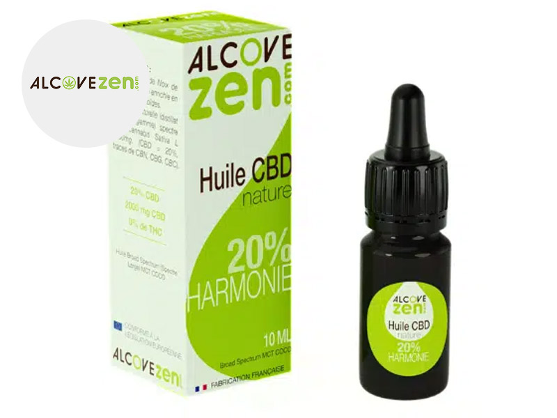 Huile CBD 20% bio - Alcovezen