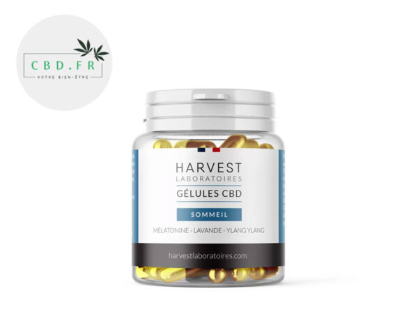 Gélules CBD (750mg) Mélatonine - Harvest Laboratoires