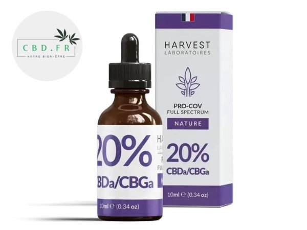 Huile CBDa CBGa 20% - Harvest Laboratoires