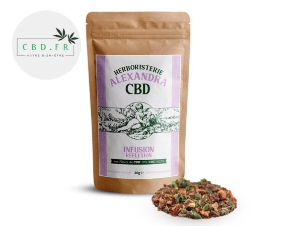 Infusion CBD Réflexion bio - Herboristerie Alexandra