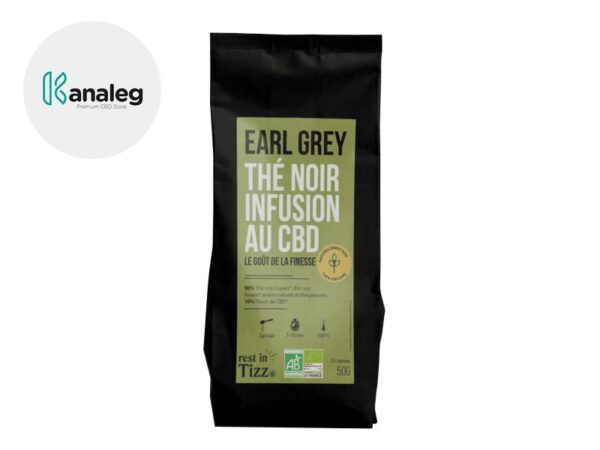 Infusion CBD Thé bio Earl Grey - Tizz