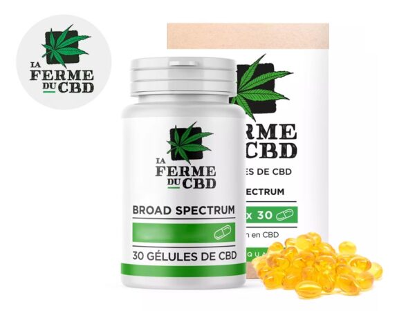 Capsules CBD (750mg) - La Ferme du CBD