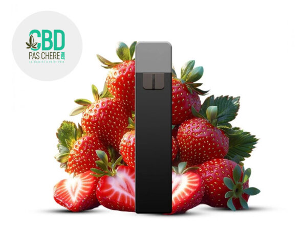 Puff Fraise 95% CBD - CBD Pas Chère